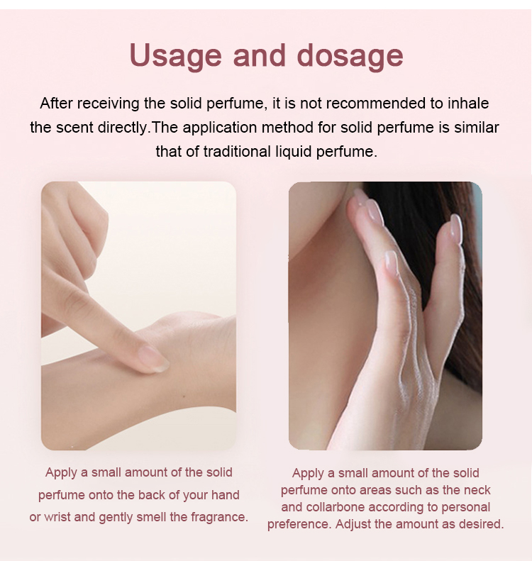 Gorich Portable solid balm for women longlasting fragrance luxurious moisturizing mud perfumer balm