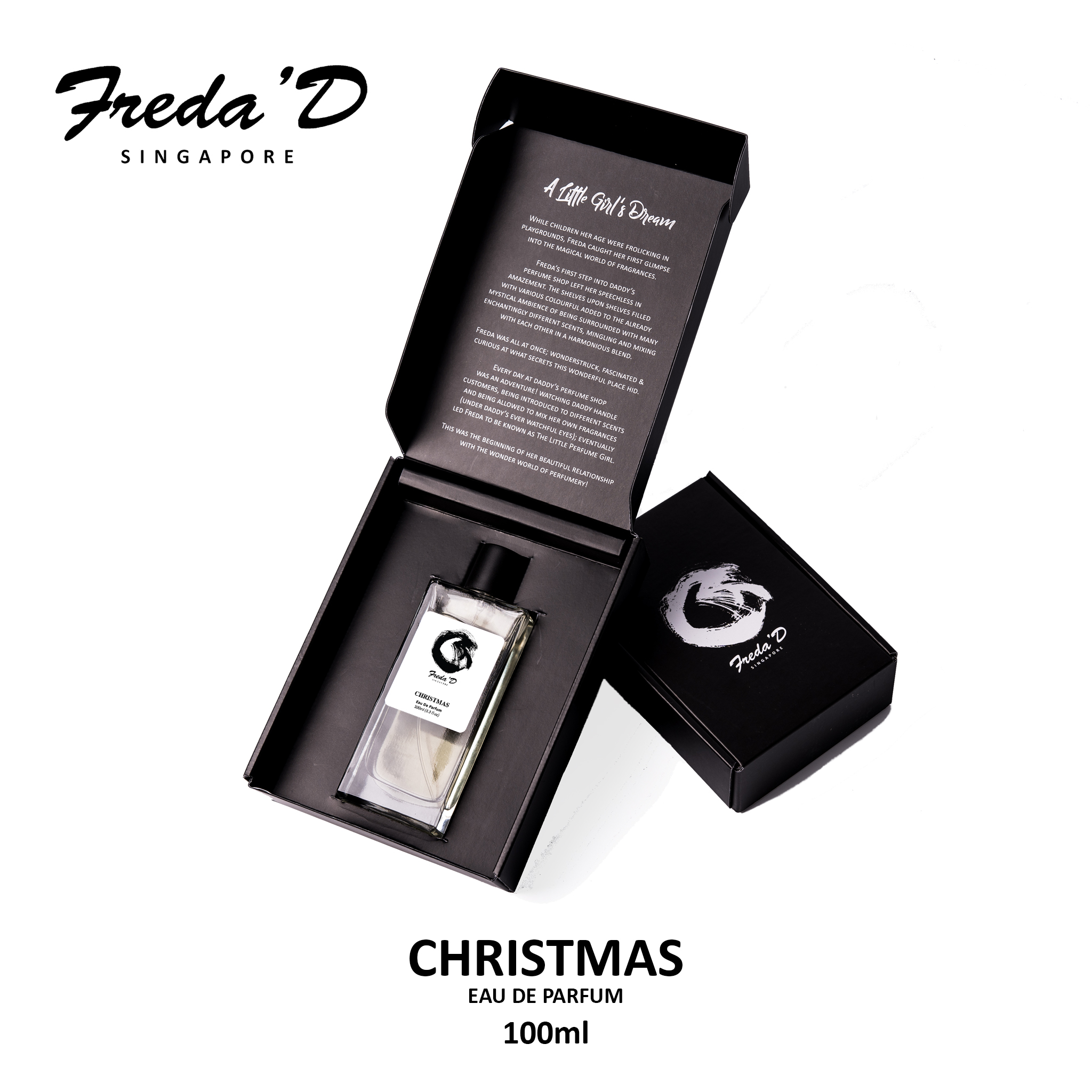 [SG Local Brand] Freda D Luxury Eau De Parfum EDP Long-lasting Artisanal Perfume Unisex - Christmas