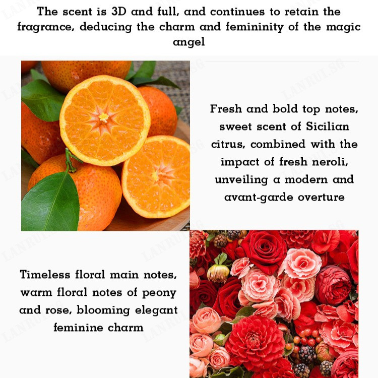 Lanrui Butterfly Love Luxury Lady Perfume Sensual Fruity and Longlasting Fragrance