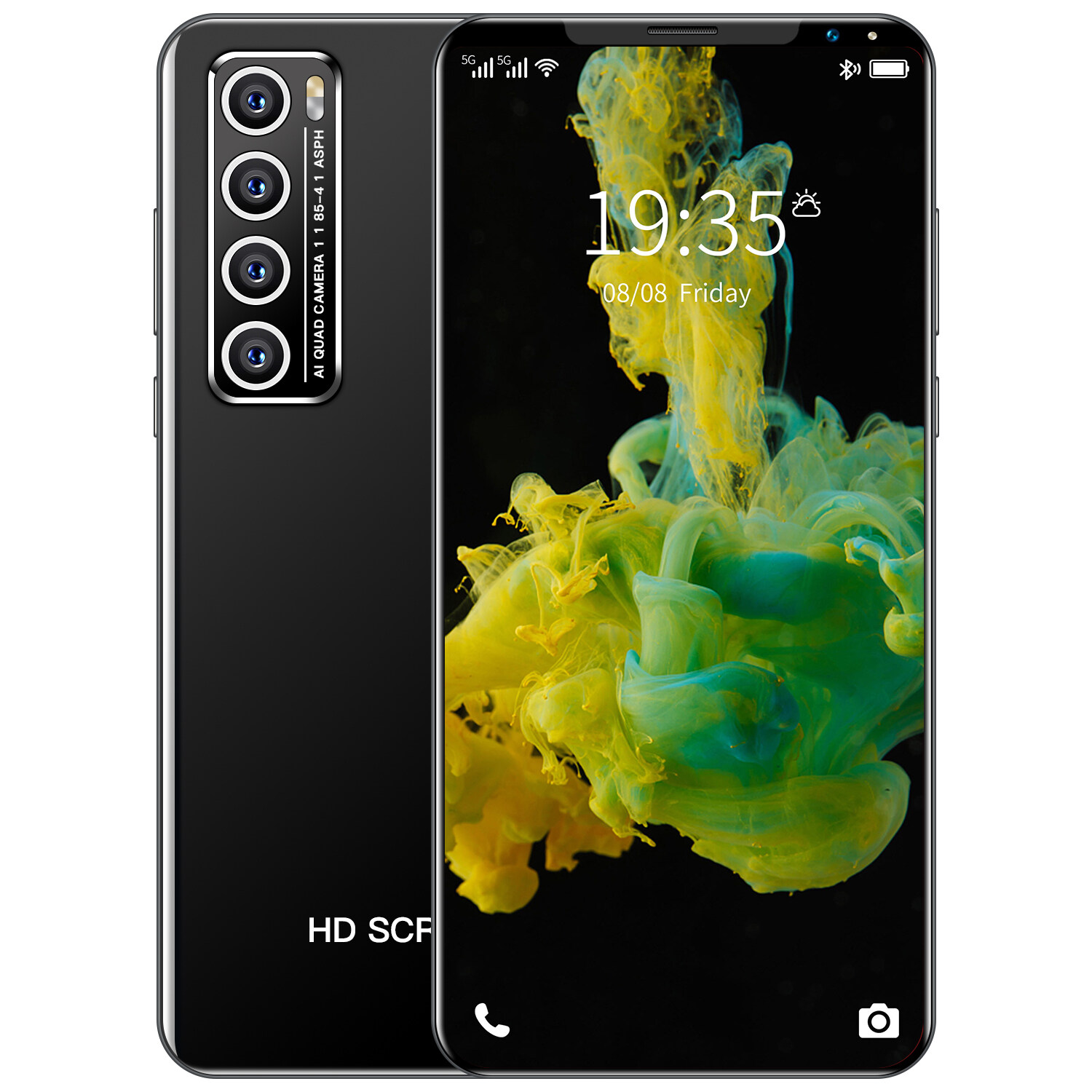 [Hot sale in 2021] 5G cellphone oqqo Rino7 pro 5G smart phone 8GB+128GB 5.5 inch mobile phone 28+48MP 4800mAh large battery mobile phone worldwide 5G LTE 2021 Android 10