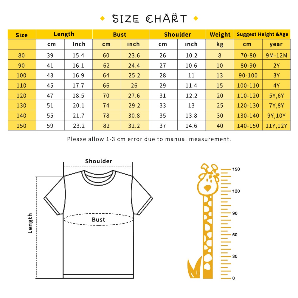 2022 Fashion Princess Children's T-shirt Girls Snow White Short Sleeves Top Tees Infant Clothing for 1-12 Years