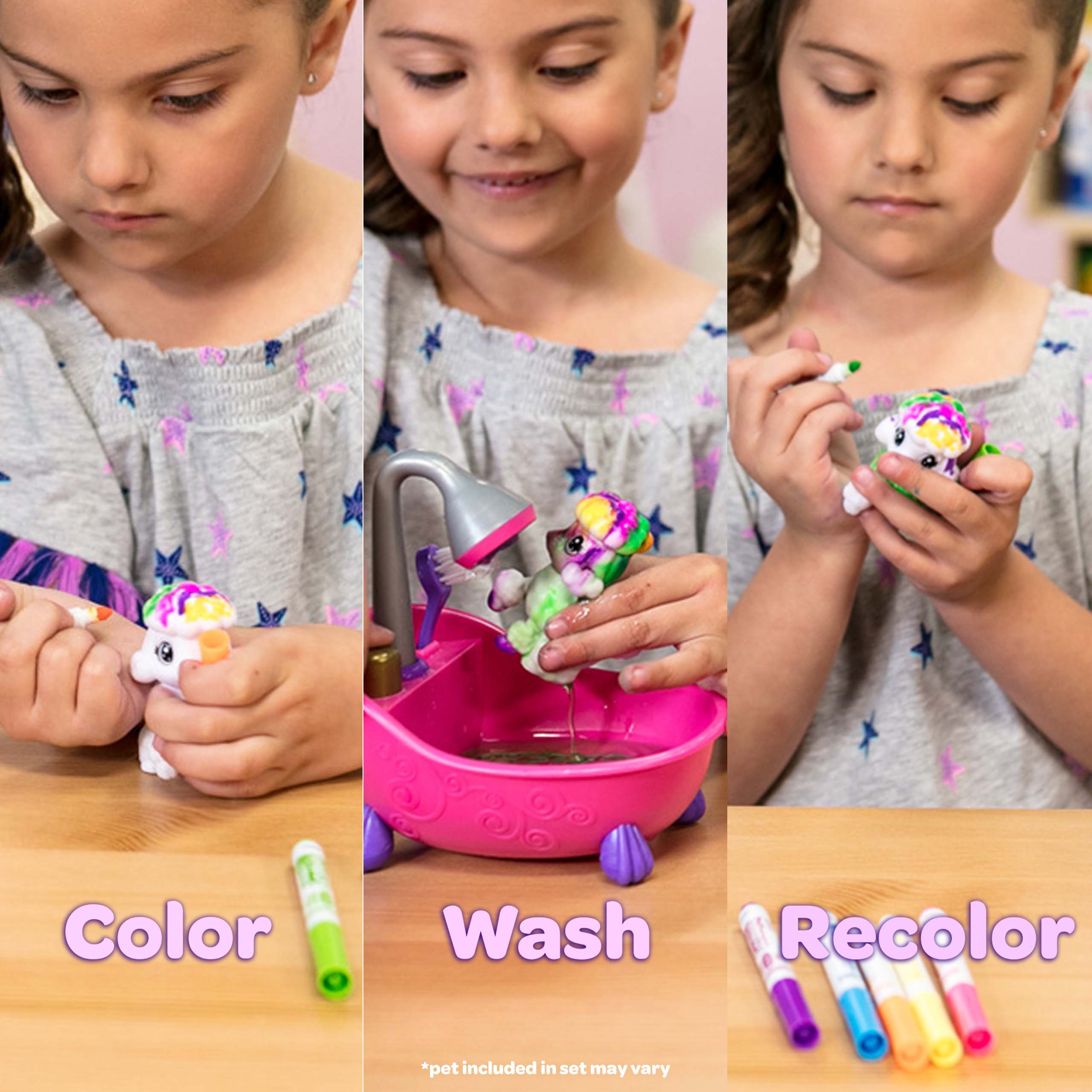 Crayola Scribble Scrubbie Pets Super Set. Playset with Toy Pets, Kids Activities At Home, Animals Play set, Creative Toy set & Gift For Kids, Age 3+