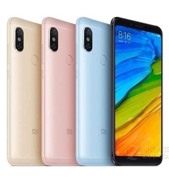 Smartphone NEW Xiaomi Redmi Note 5 Cell Phone with Phone Case ,13.0MP Dual Camer Note5 Dual SIM Solt - (Random color)
