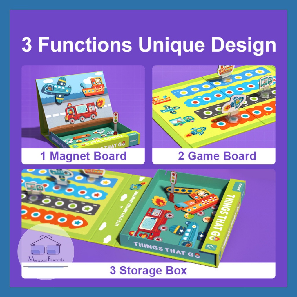 [Boy & Girl Dressing] Mideer Magnetic Puzzle Dress Up Game