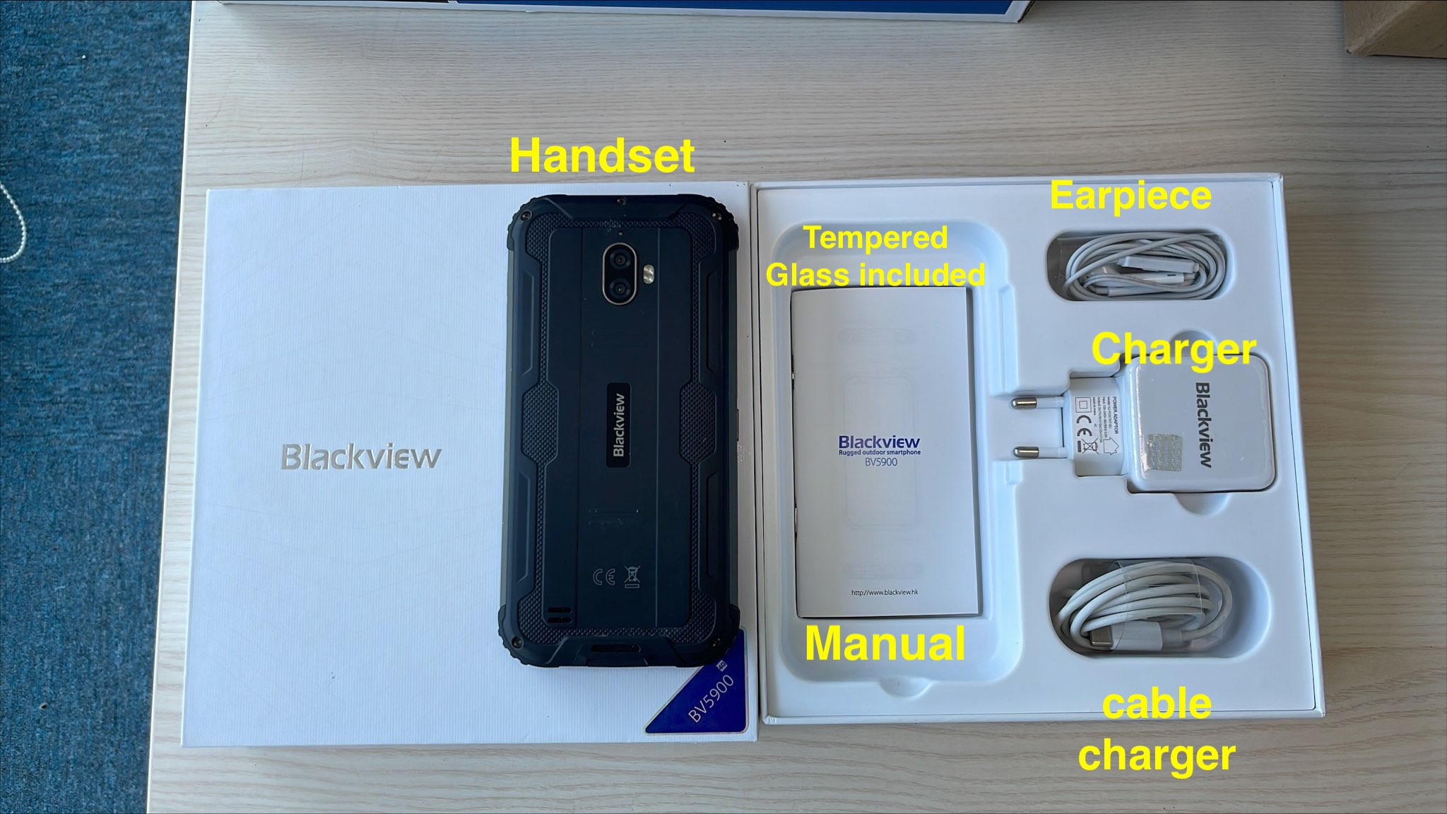 Blackview BV5900 - Water-resistant Dustproof 4G Ruggedized Phone (Refurbished) *local warranty*