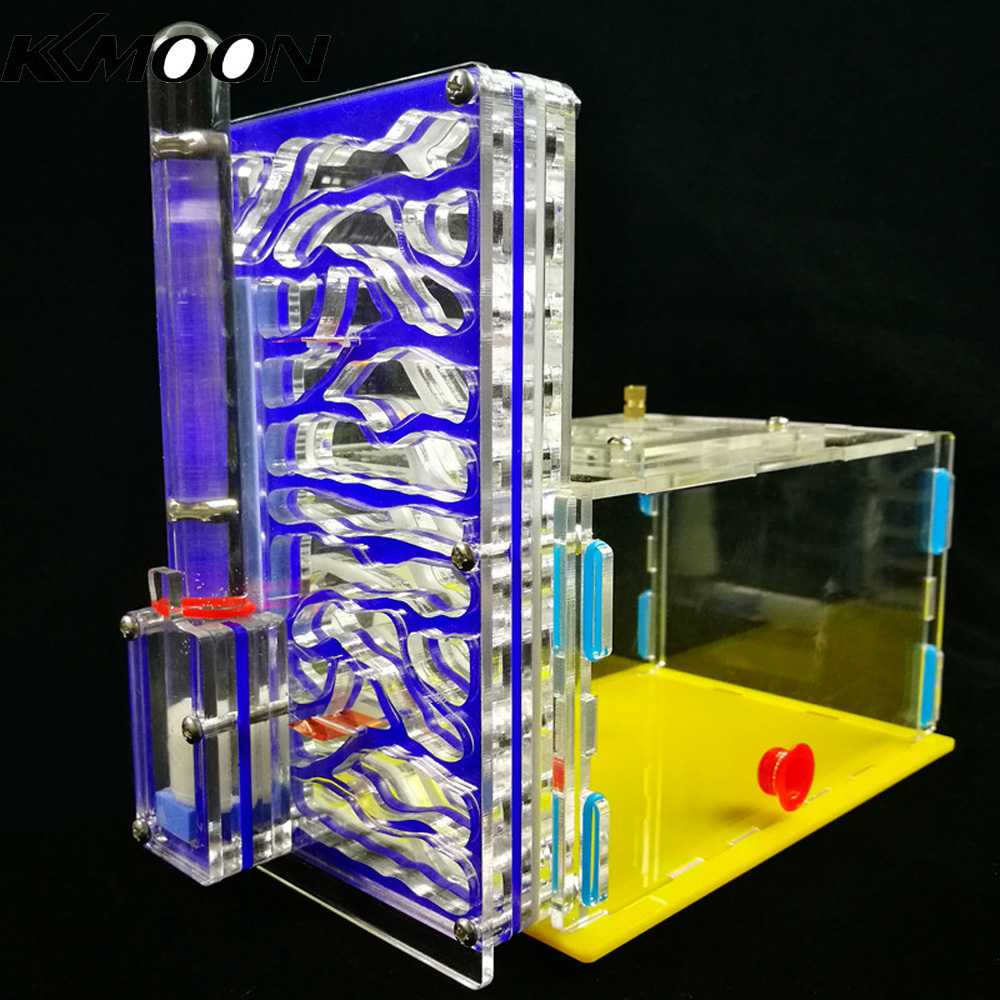 KKmoon DIY T-Design Feeding Area Acrylic Farm Insect Villa Pet Mania House Ant Nest Birthday Present Gift