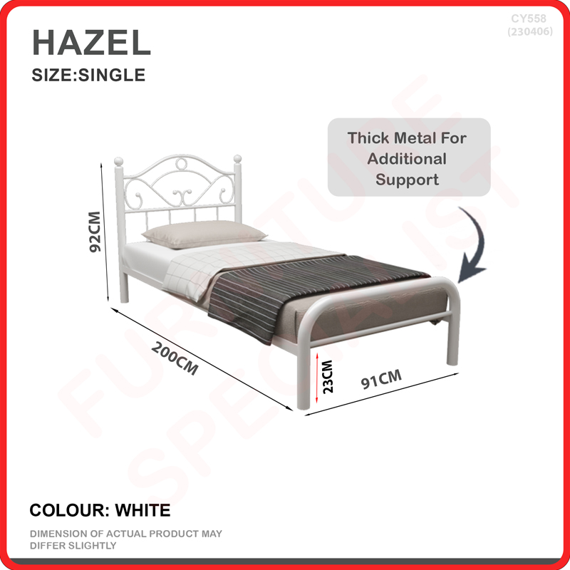 [Bulky]Furniture Specialist BUDGET METAL BED FRAME (SINGLE/ SUPER SINGLE/ QUEEN/ KING SIZE AVAIL)