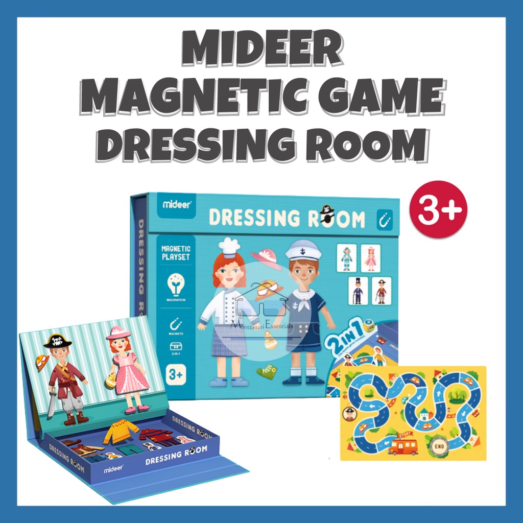 [Boy & Girl Dressing] Mideer Magnetic Puzzle Dress Up Game