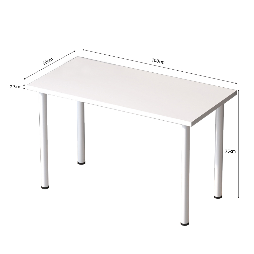 (JIJI.SG) Lindsey Table in White / Minimalist / Home Furniture / Study Table / Self-Assembly Required! / JT