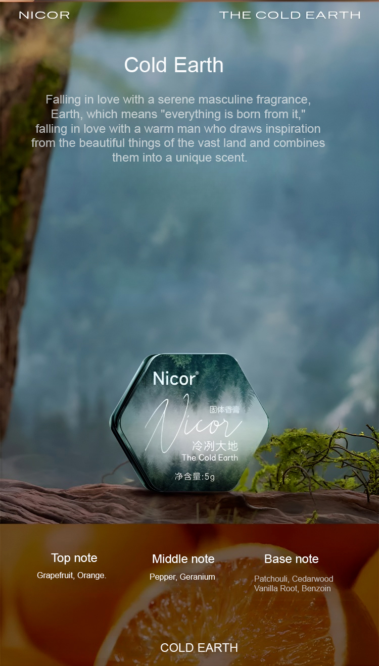 hpyshop Portable Luxurious perfumer balm for men