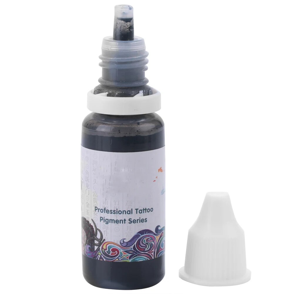 15ml Professional Safe Natural Plant Tattoo Ink Body Paint Microblading Pigment Semi-pernament Makeup Inks Beauty Tool Supplies