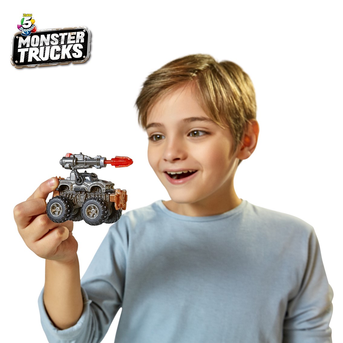 5 Surprise Monster Trucks - Mystery Surprise Capsule - by Zuru