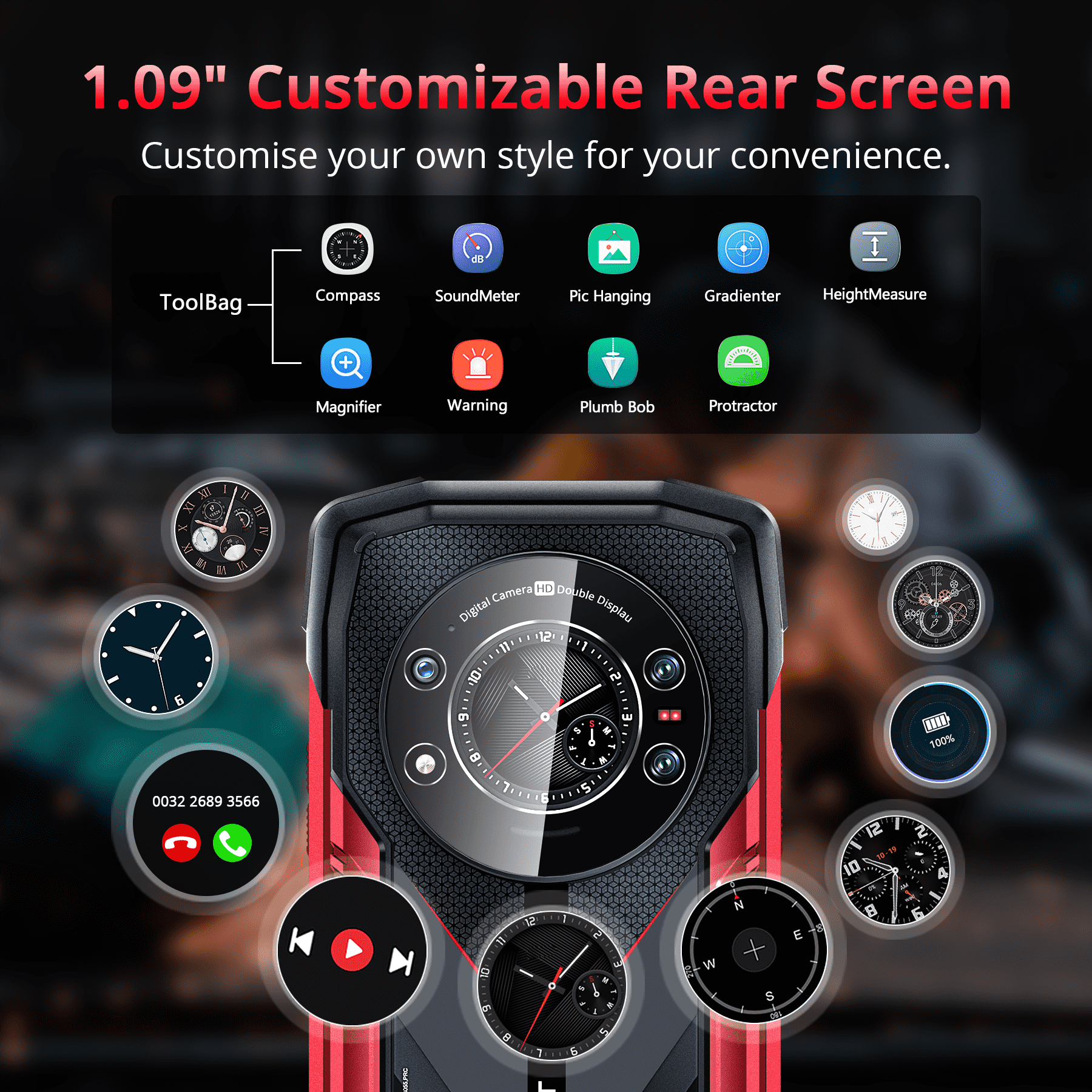 Cubot KingKong Star 5G 24GB+256GB 6.78" 2K Screen Rugged Smartphone