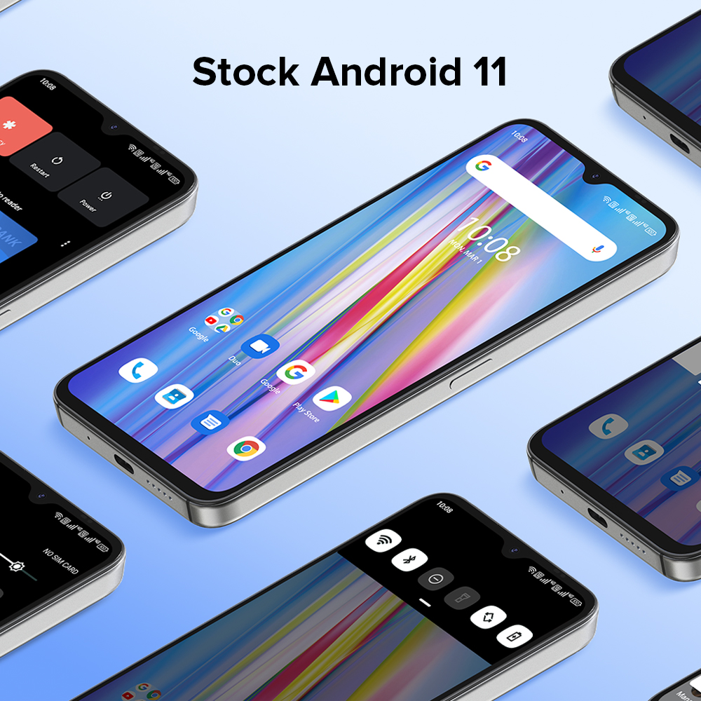 UMIDIGI A11 Smartphone Android 11 Helio G25 3GB/4GB RAM 64GB/128GB ROM 6.53" 16MP AI Triple Camera HD+ 5150mAh A11 Global Version