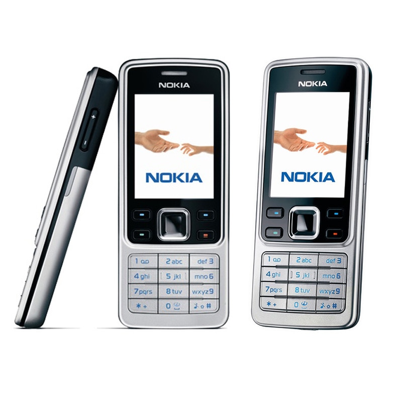For ❄❄ Ready Stock Nokia 6300 Classic Phone 5MP GSM FM MP3 Bluetooth English Keyboard Mobile Phone ( 1 Year Warranty ) ❄❄