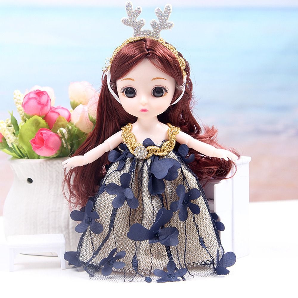 KIRIN Diy Toy Child Toys Princess Dolls Model Clothes Dress Up Gift Articulated Doll Princess Dolls Toys Toy Set Molly Girls' Doll Mini Multi Joint Doll Movable Jointed Princess Dolls