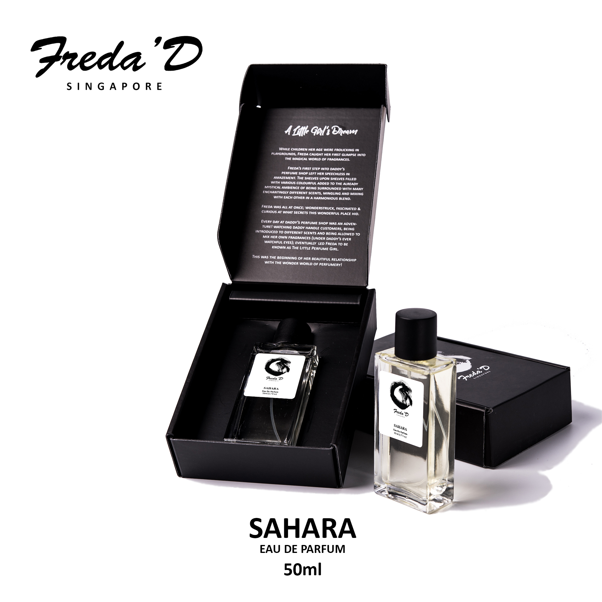 [SG Local Brand] Freda D Luxury Eau De Parfum EDP Long-lasting Artisanal Perfume Unisex - Sahara