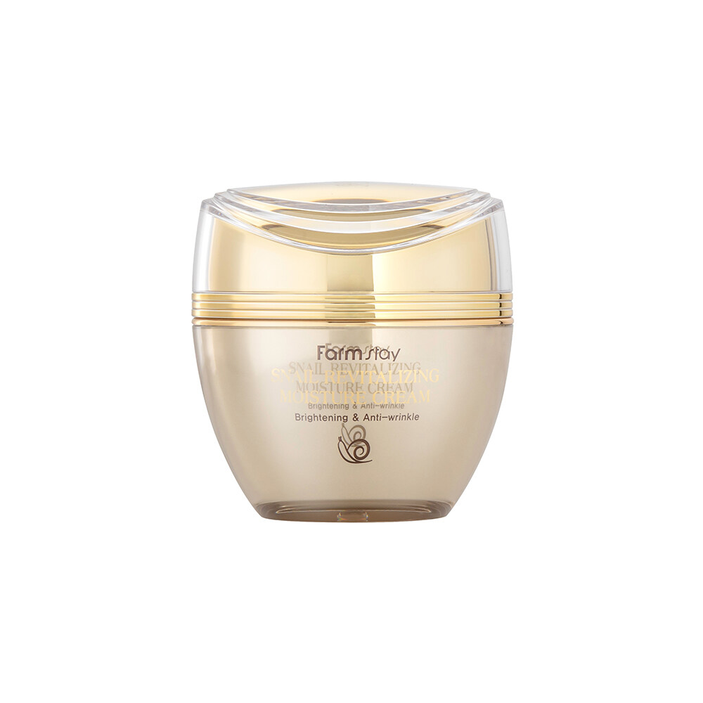 FARMSTAY SNAIL REVITALIZING MOISTURE CREAM 50ml ★Korea cosmetics★