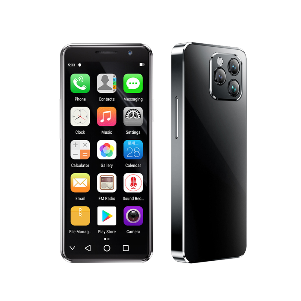 New SOYES XS16 PRO Octa-core Mini 4G Smartphone 4.0Inches HD Screen 4GB RAM 128GB ROM 5MP Rear Camera NFC WIFI Bluetooth GPS Dual SIM Android 9.0 Face Recognition Mobile phone