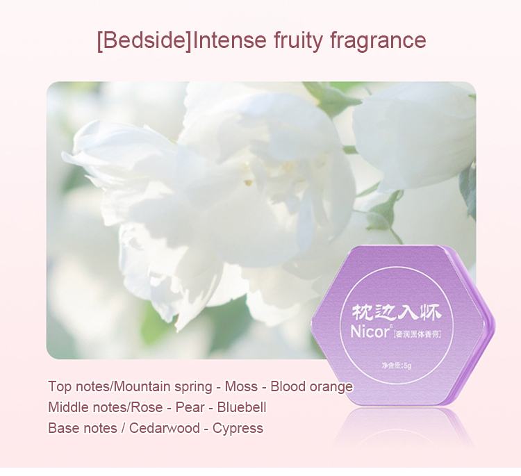 Gorich Portable solid balm for women longlasting fragrance luxurious moisturizing mud perfumer balm