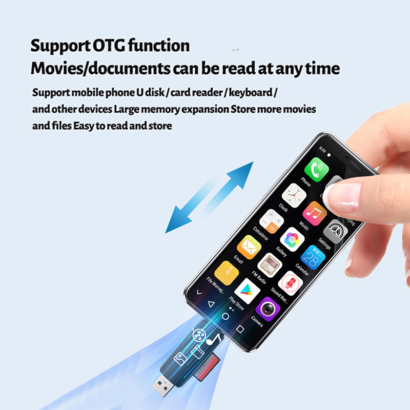 New SOYES XS16 PRO Octa-core Mini 4G Smartphone 4.0Inches HD Screen 4GB RAM 128GB ROM 5MP Rear Camera NFC WIFI Bluetooth GPS Dual SIM Android 9.0 Face Recognition Mobile phone