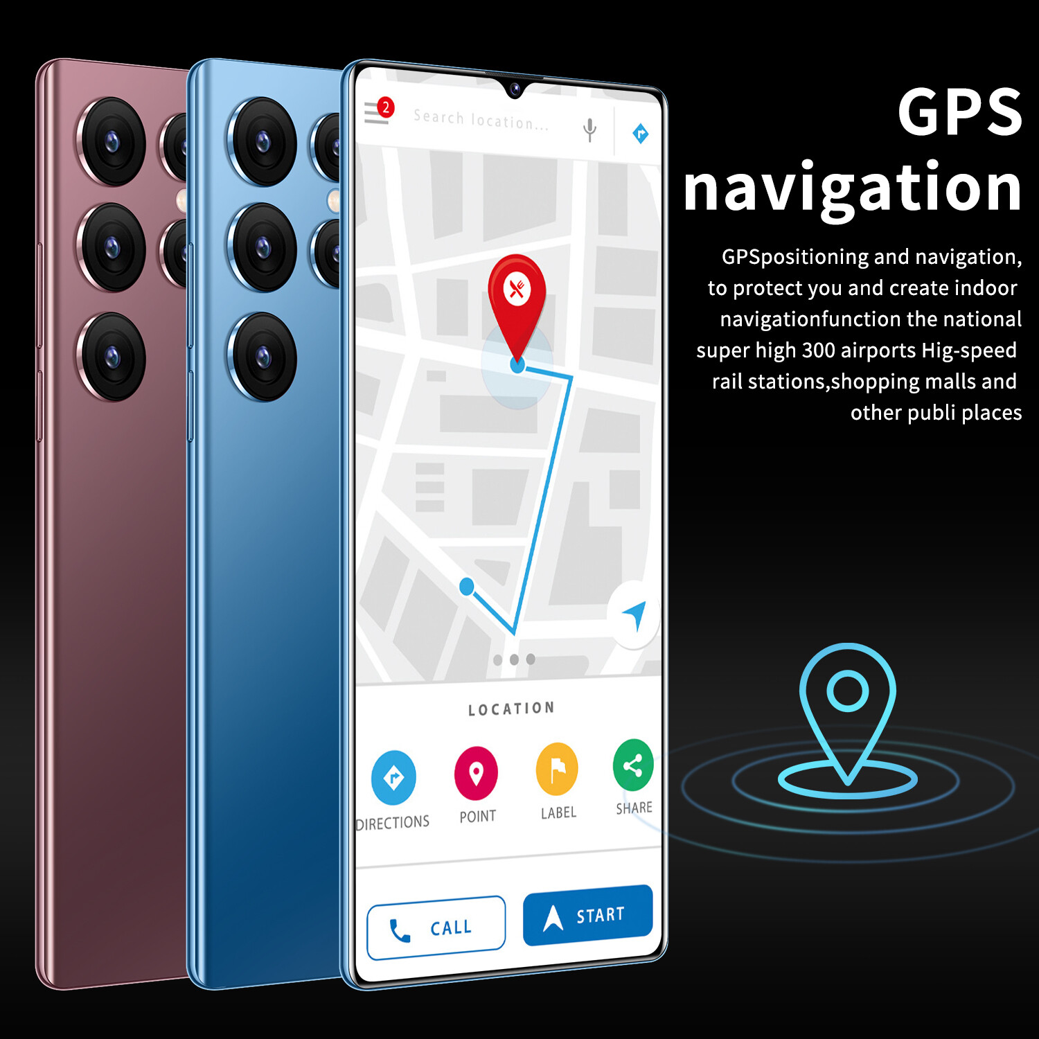 【original ready】Original phone S22 Ultra 5G S22Ultra 5G 6.7 Inch hp 16G RAM 512G ROM 32MP 64MP 6800mah cheap cellphone washing warehouse Android 12.0 AI powered Face Recognition Unlocked Mobile Phones