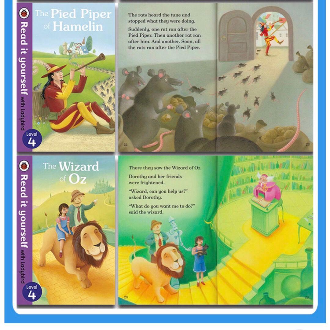 [E47] Ladybird Read It Yourself Collection (Level 1 - 4) Total 50 books for early readers **SOFT COVER**