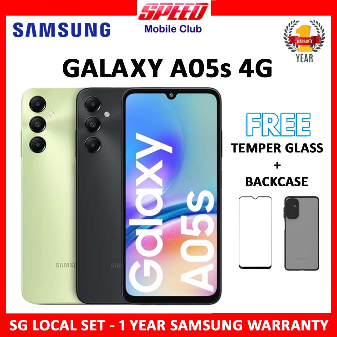 Samsung Galaxy A14 4G LTE | Samsung A05S 4G | 4GB+128GB | Brand New | Global ROM | Local Set | 1 Year Samsung Warranty | FREE TEMPER GLASS+BACK CASE OR DISCOUNT PRICE
