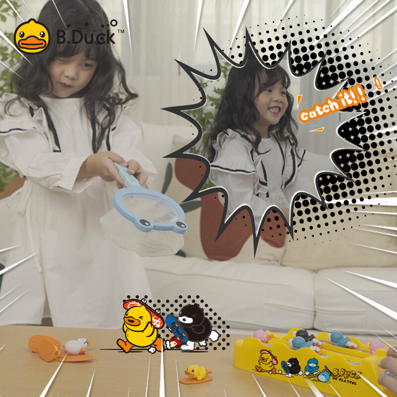 B.Duck Bounce Skateboard Track Children's Toys Boys And Girls Educational Desktop Game Interactive Toys