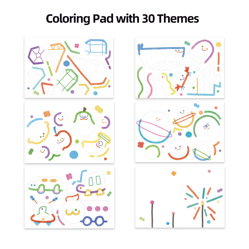 MIROLA KIDS Little Dot Markers for Kids 6/12 Colors, Dot Paint Markers Non-Toxic Colorful Pen, Preschoolers Profesional Painting Supplier