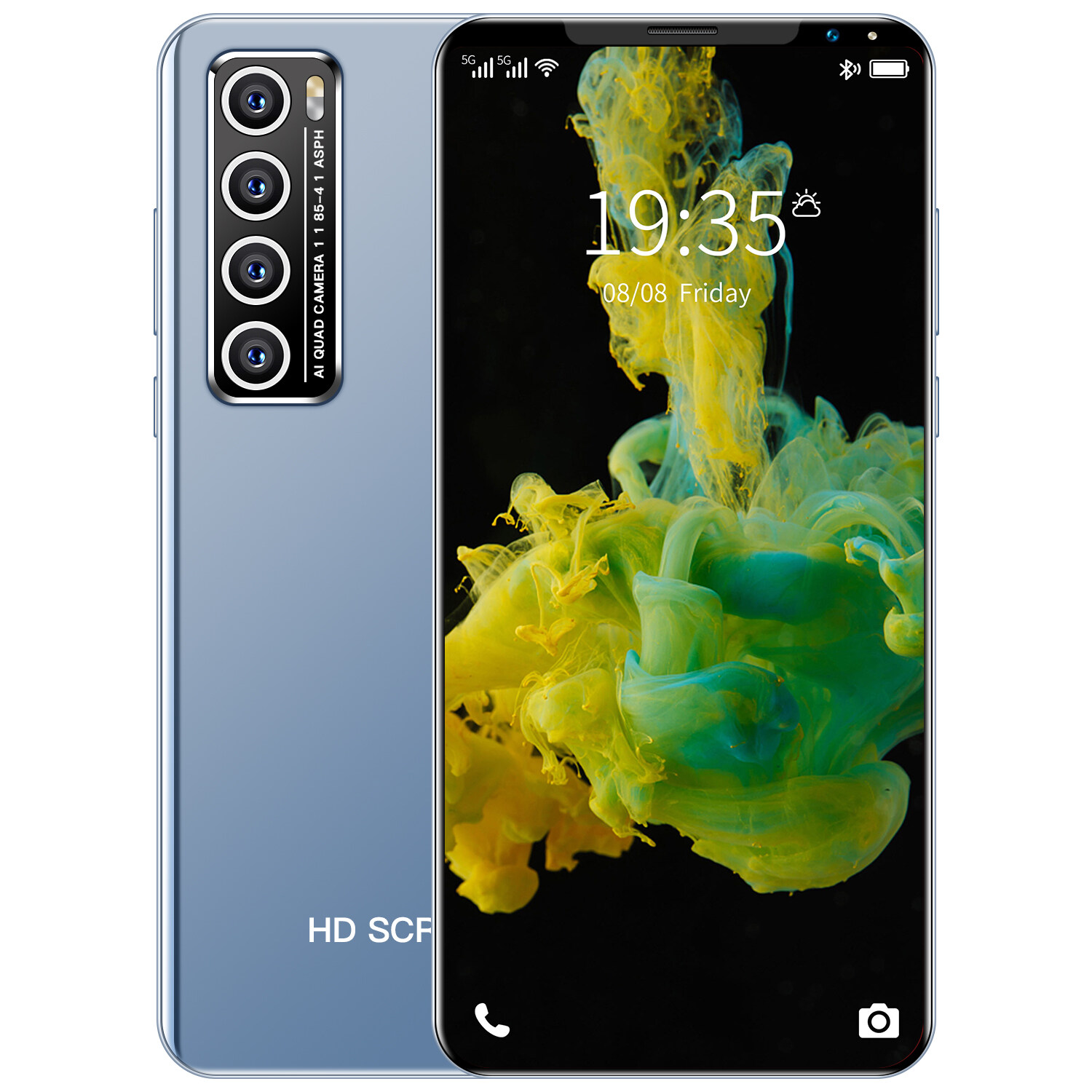[Hot sale in 2021] 5G cellphone oqqo Rino7 pro 5G smart phone 8GB+128GB 5.5 inch mobile phone 28+48MP 4800mAh large battery mobile phone worldwide 5G LTE 2021 Android 10