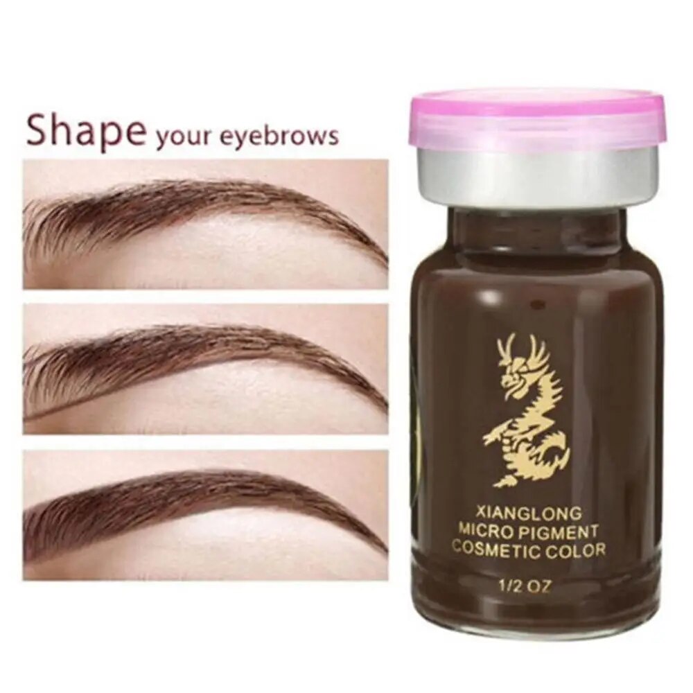 2021 Semi Permanent Eyebrow Tattoo Ink Durable Emulsions Makeup Pigment Microblading Coloring Beauty Tool Supplies
