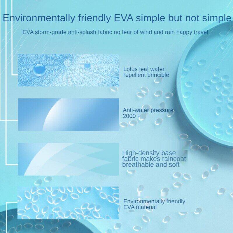 Kocotree Children's Raincoat With Schoolbag Space For Primary School Student