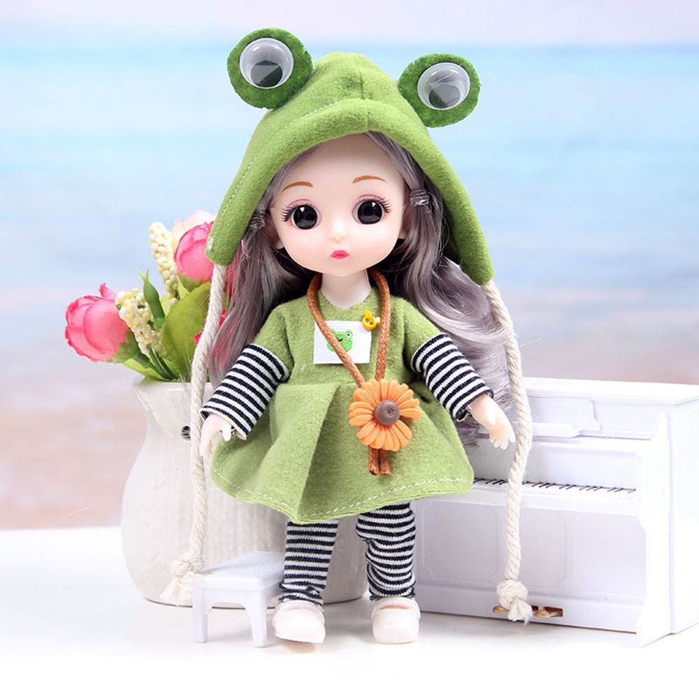 KIRIN Diy Toy Child Toys Princess Dolls Model Clothes Dress Up Gift Articulated Doll Princess Dolls Toys Toy Set Molly Girls' Doll Mini Multi Joint Doll Movable Jointed Princess Dolls