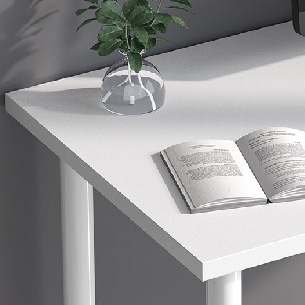 (JIJI.SG) Lindsey Table in White / Minimalist / Home Furniture / Study Table / Self-Assembly Required! / JT
