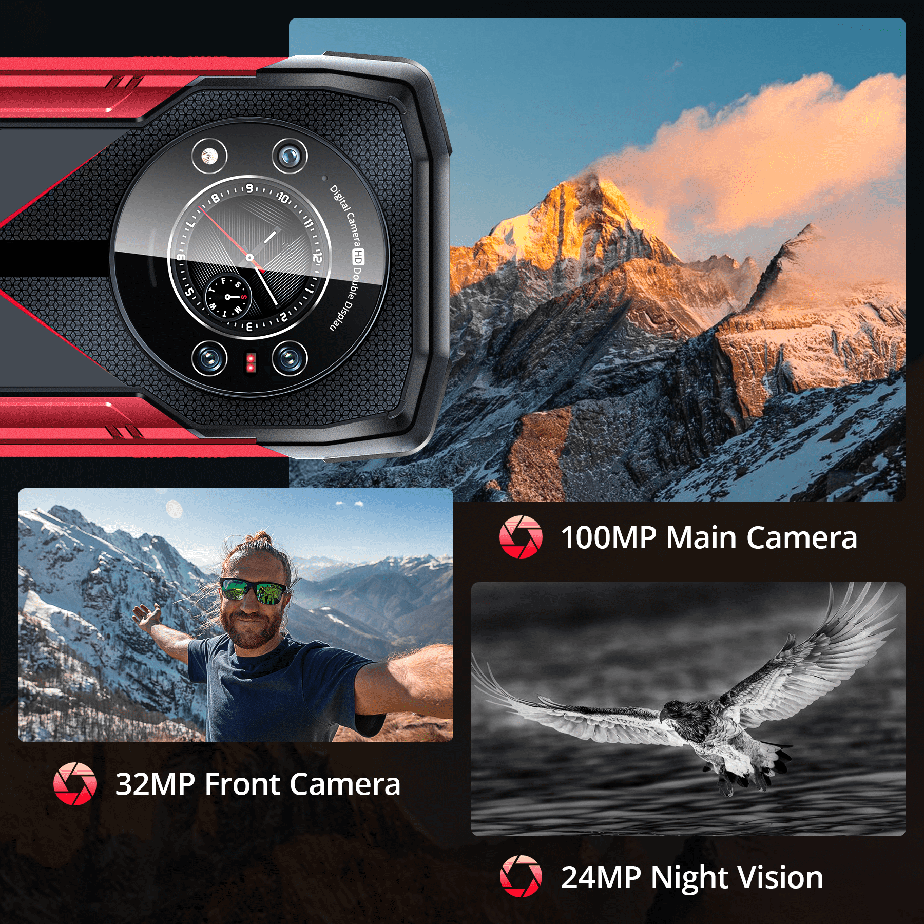 Cubot KingKong Star 5G 24GB+256GB 6.78" 2K Screen Rugged Smartphone