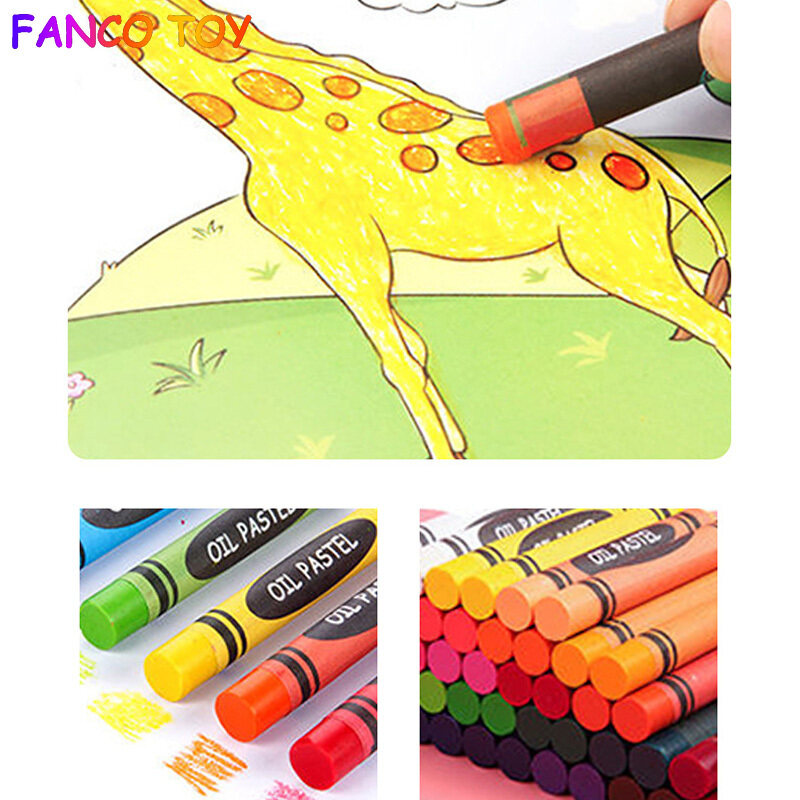 Non Toxics Kid Draw Set Colored Pencil Crayon Watercolors Pens Crayons Pastels Paper Clips Pencil Drawing Board Set Toy Painting Art Marker School Supplies Children Gifts