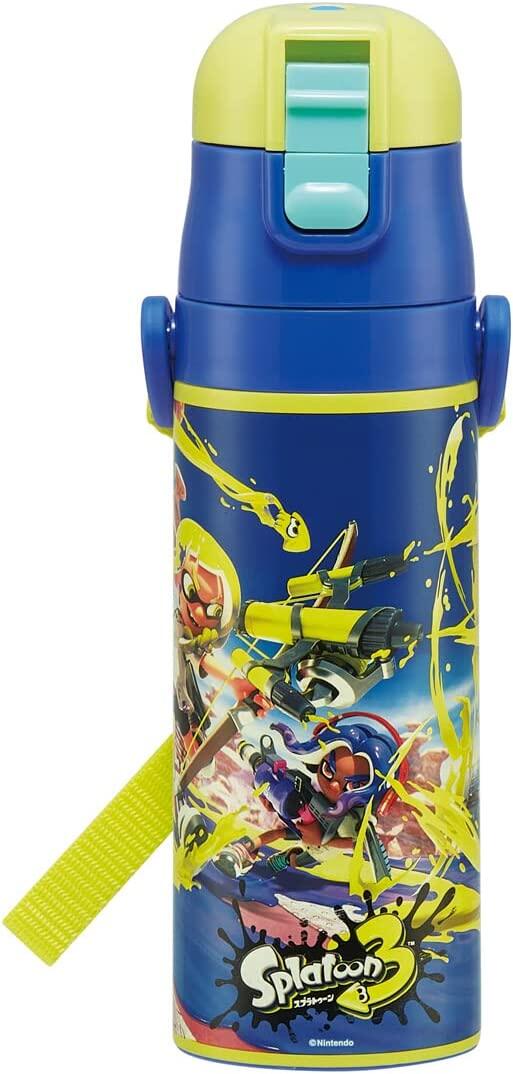 [JP]Skater Water Bottle 470ml Splatoon 3 Children's Stainless Steel Sports Bottle SDC4-A [Direct Shipping from Japan 100%Authentic]