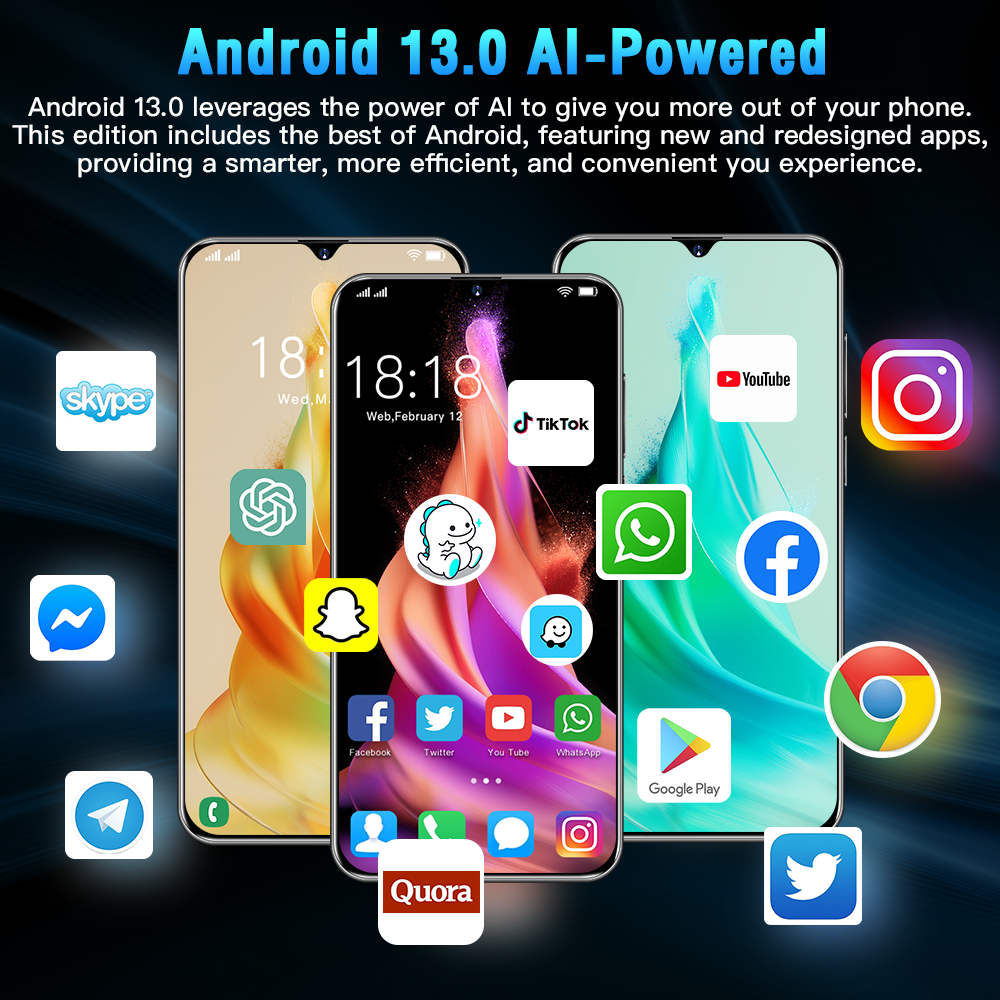 Reno9pro 4G/5G smartphone 6.8inch ultra clear screen 8+256GB memory Battery 6800mAh Lithium ion battery