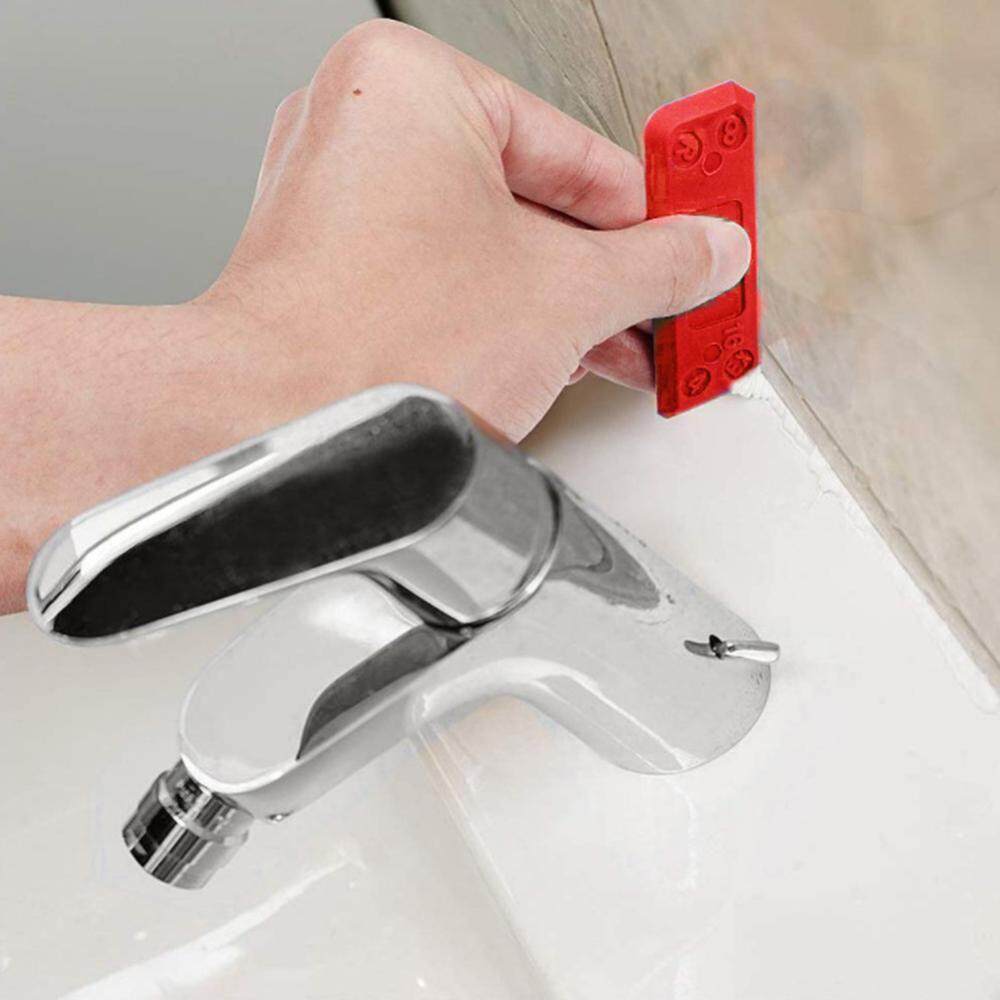 4pcs Silicone Smoothing Spatula Sealant Remover Caulking Scraper Grout Kit