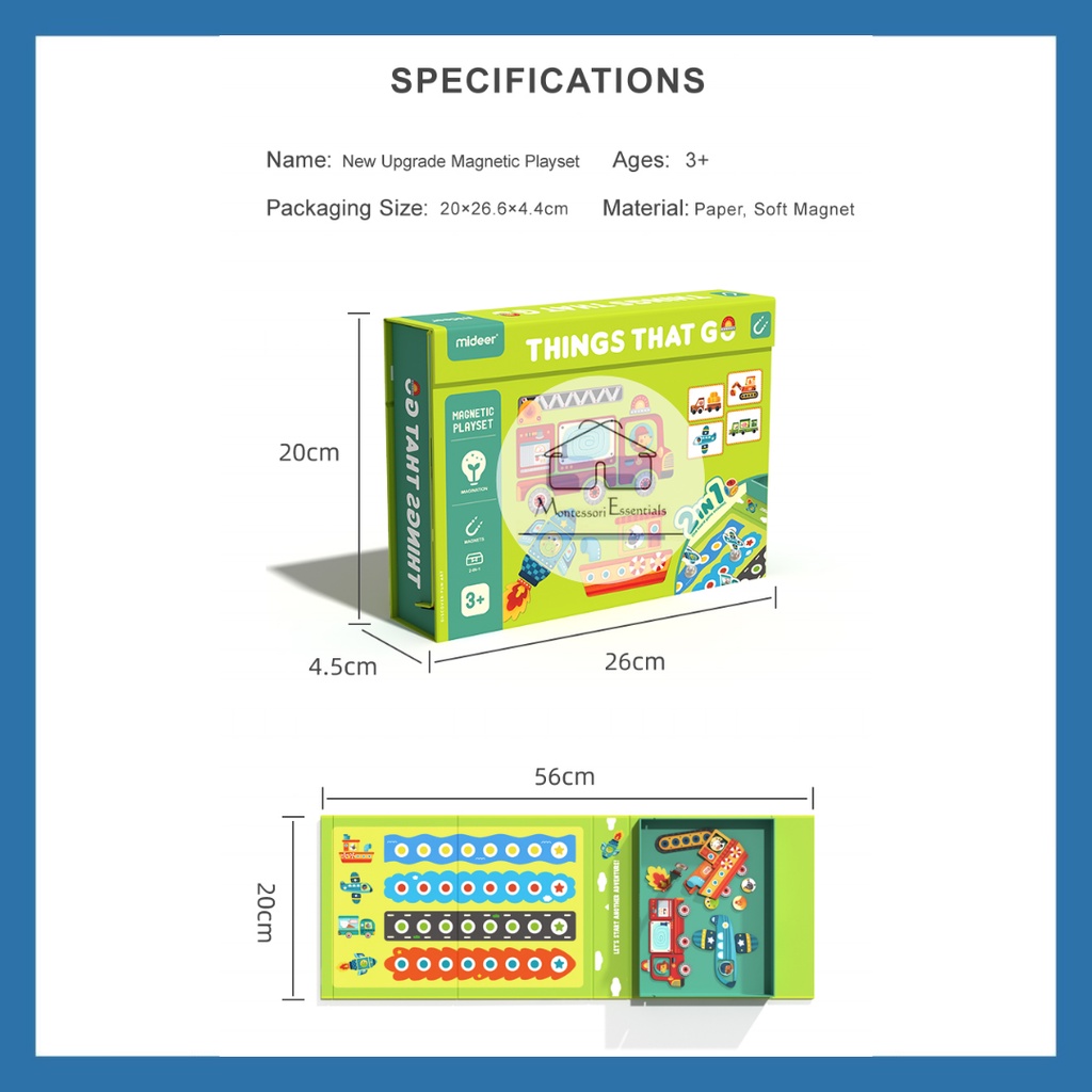 [Boy & Girl Dressing] Mideer Magnetic Puzzle Dress Up Game