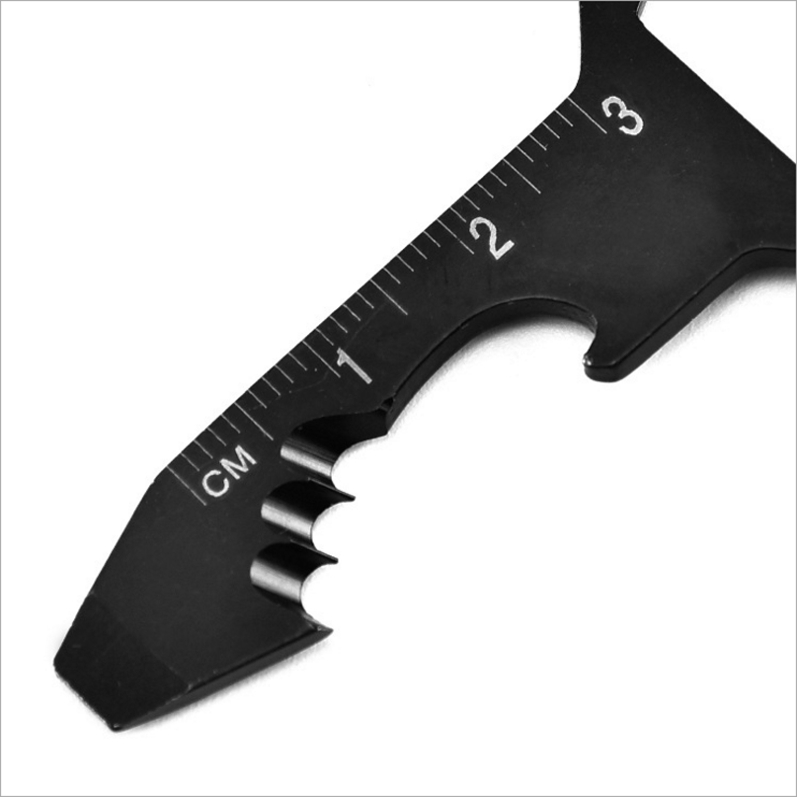 2X Universal Stainless steel EDC Keychain Multi-Tool Key Clip Screw Nut Driver Slicer 10 in 1