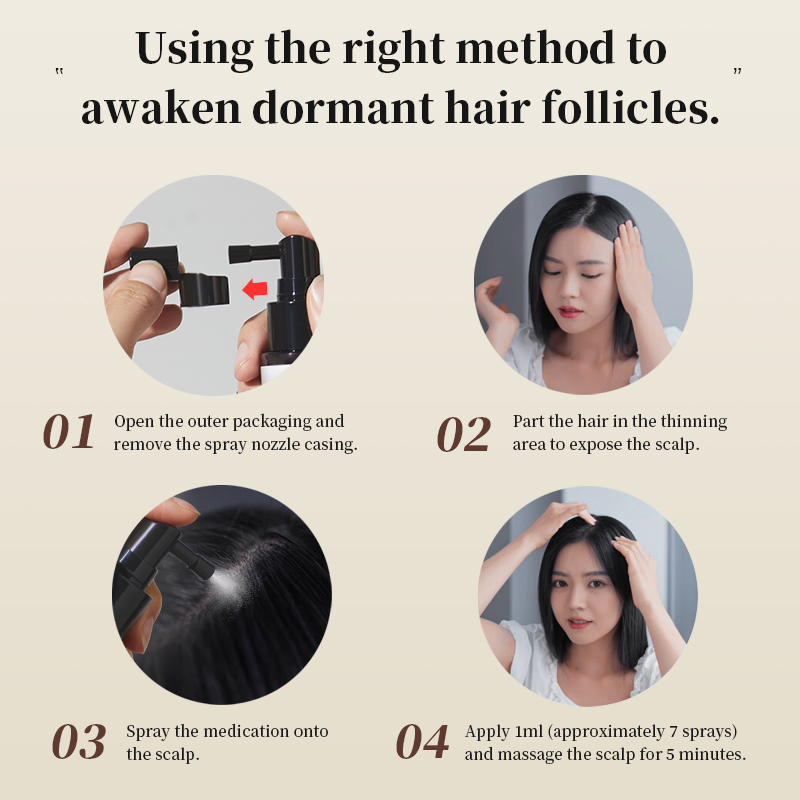 ?Japan NO.1? Hair Tonic Hair Growth Essence Conditioner Hair Treatment Anti Hair Loss Treatment Prevent Baldness Fast Promotes Hair Growth For man and woman 生发喷雾 50ML