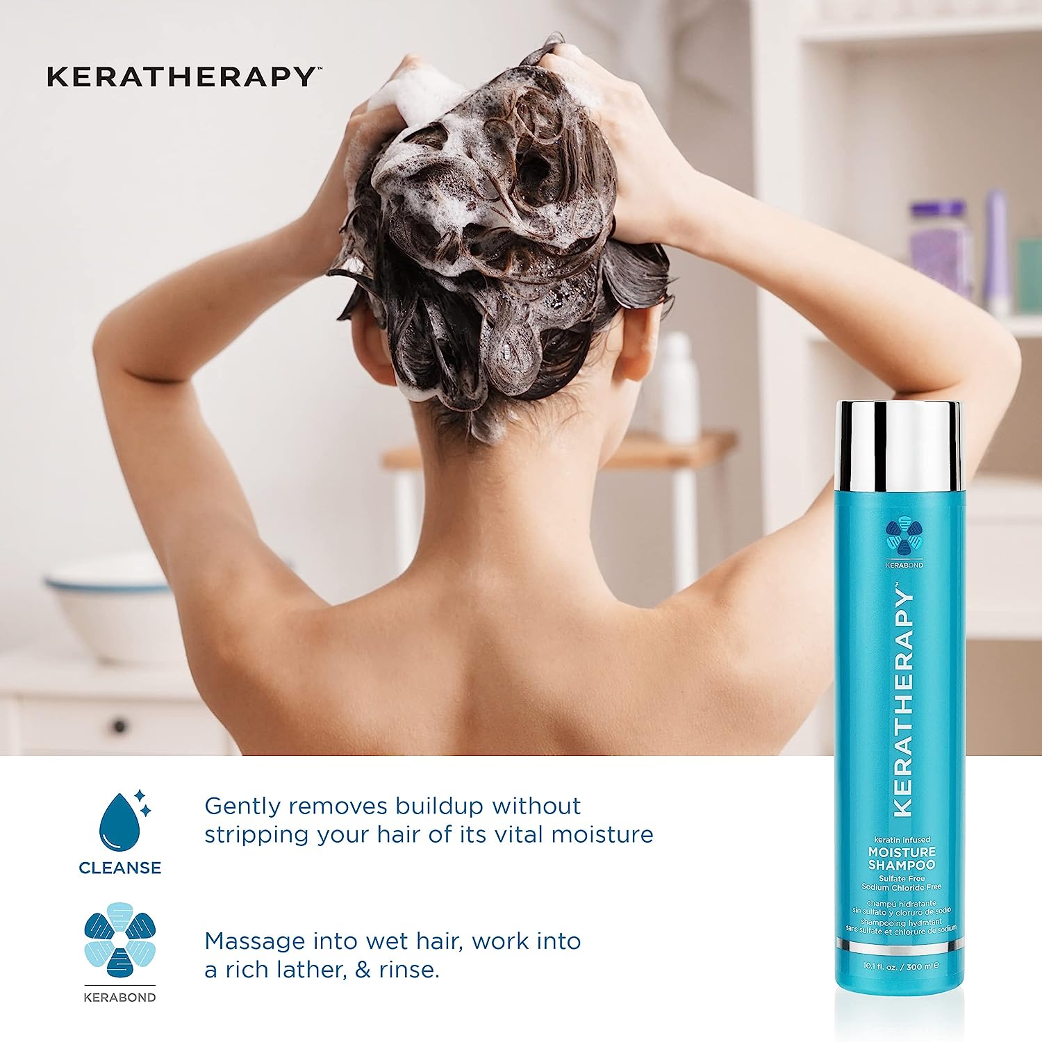 Keratherapy Keratin Infused Moisture Shampoo 1000ml