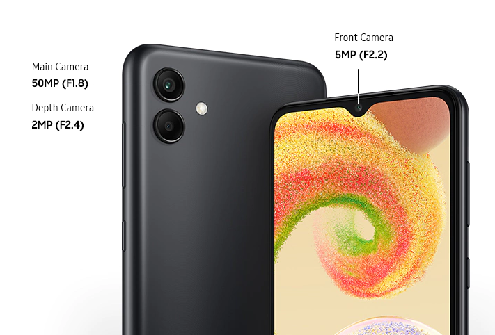 Samsung Galaxy A04 | 3GB+32GB | 4GB+64GB | Global ROM | Brand New With Warranty | FREE TEMPER GLASS+BACK CASE OR DISCOUNT PRICE