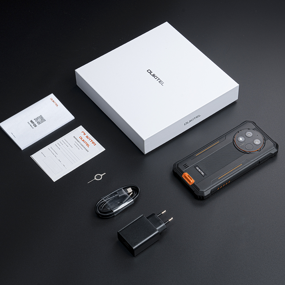 【In Stock】Global Version Oukitel WP28 Rugged 6.52‘' HD+ 10600mAh 8GB+256GB Android13 48MP Camera Moblie Phone