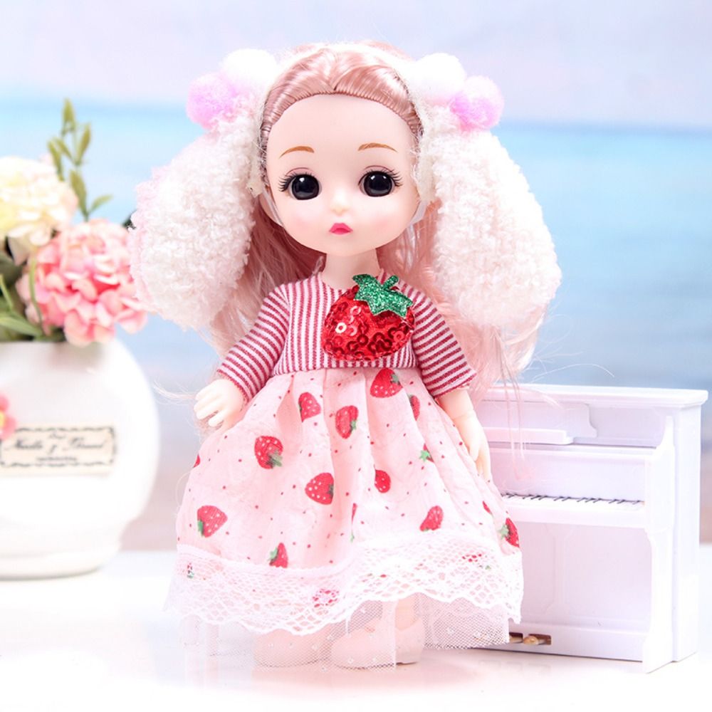KIRIN Diy Toy Child Toys Princess Dolls Model Clothes Dress Up Gift Articulated Doll Princess Dolls Toys Toy Set Molly Girls' Doll Mini Multi Joint Doll Movable Jointed Princess Dolls