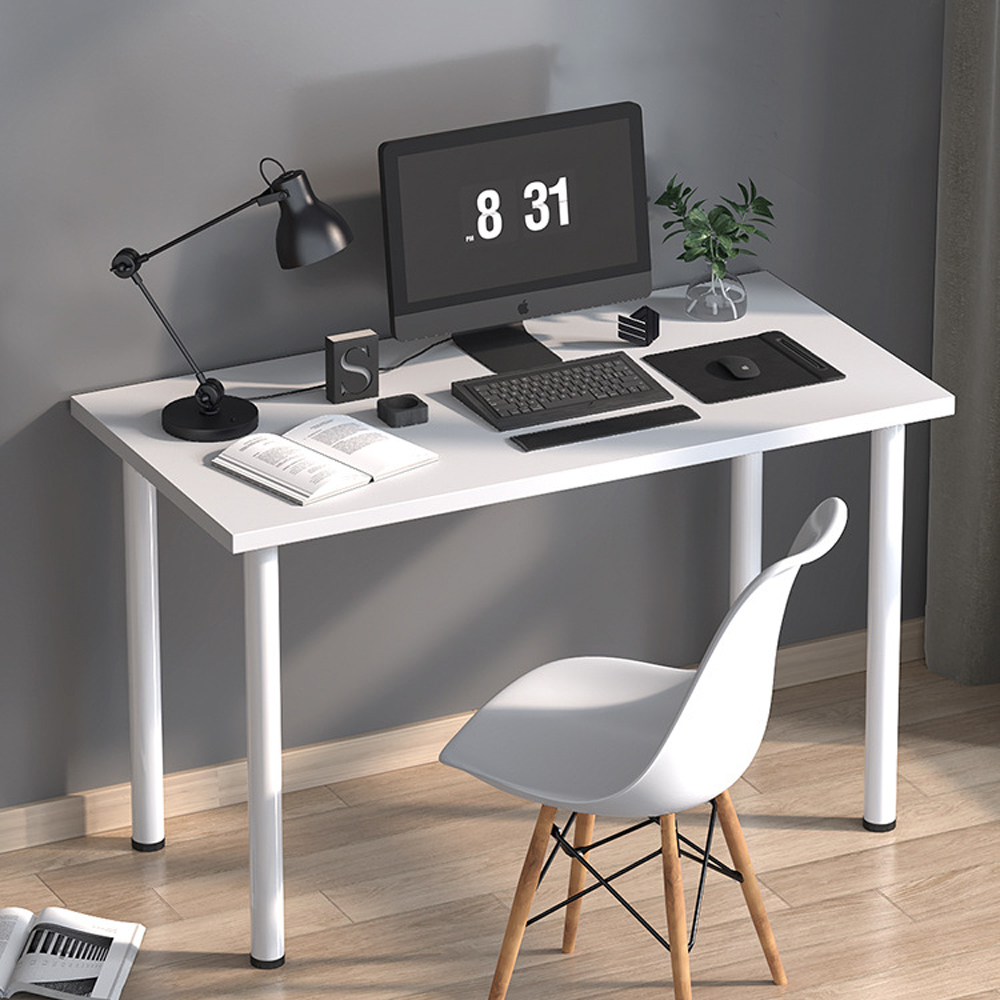 (JIJI.SG) Lindsey Table in White / Minimalist / Home Furniture / Study Table / Self-Assembly Required! / JT