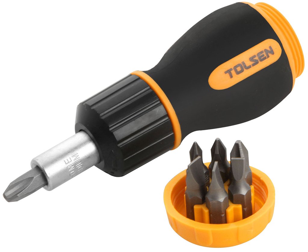 Tolsen 7 in 1 Ratchet Driver Set 20033