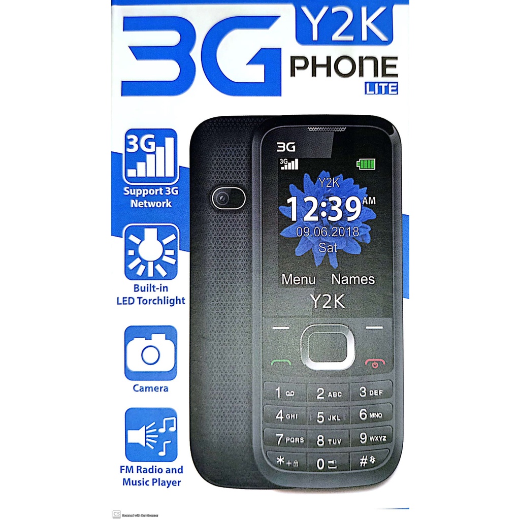 Y2K 3G Phone Lite (Use Standard Sim)(6 Months Local Warranty)